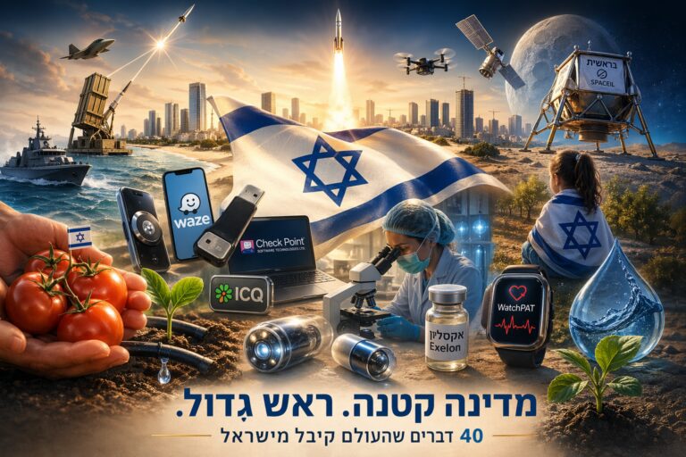 40# דברים שהעולם קיבל מישראל, ולא, זה לא רק וייז וכיפת ברזל